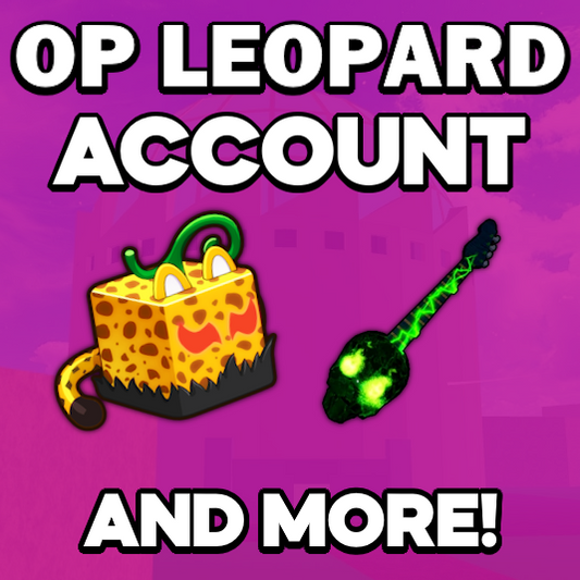 🔥 OP LEOPARD 🔥 Blox Fruits Account (Read Description)